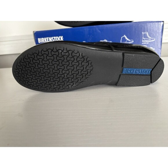 Birkenstock Saunders Natural Leather Lace Up Shoe Black Size 37/L6 M4 US Narrow - Picture 5 of 6